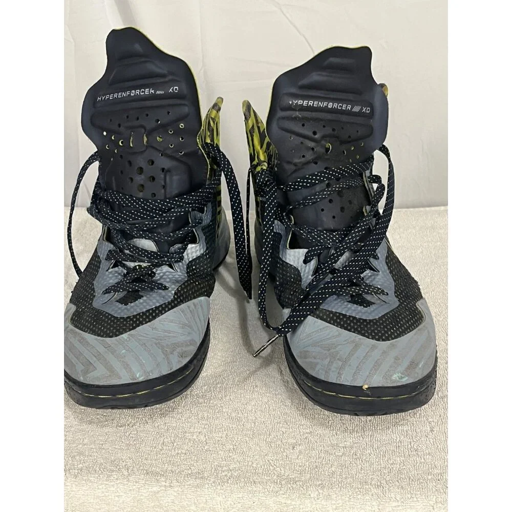 Nike Hyperenforcer XD Basketball Shoes Black Grey Size 9.5 Men’s